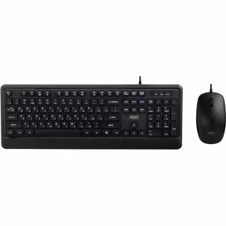 Комплект AOC KM220B USB UA Black (KM220B/97)