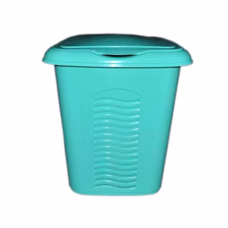 Корзина для белья Консенсус Бирюзовая 40 л (Консенсус/бірюза)