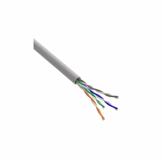 Кабель сетевой OK-Net UTP 100м cat.5e (U/UTP-cat.5Е-SL) (КПВ-ВП (100) 4*2*0,46 / 100)