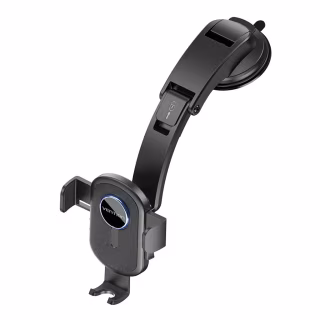 Універсальний автотримач Vention 4.7-7.2" затискач One Touch, присока, чорний (KSCB0)