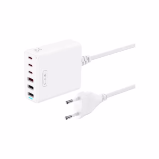 Зарядное устройство XO L133 3xUSB-A + 3xUSB-C 75W White (L133.white)