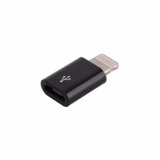 Перехідник Lightning to Micro USB Lapara (LA-Lightning-MicroUSB-adaptor black)