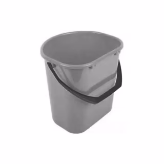 Ведро хозяйственное Ламела Пристенное Металлик 12 л (лмл 648/металік)