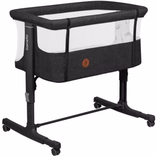 Ліжечко Lionelo приставне Aurora Grey Graphit (LO-AURORA GREY GRAPHITE)