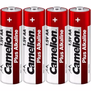 Батарейка Camelion AA LR6 Plus Alkaline (Shrink) * 4 (LR6-SP4)