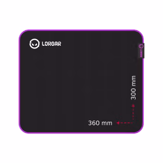 Коврик для мышки Lorgar Main 313 Black/Purple (LRG-GMP313)