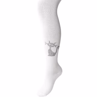 Колготки дитячі BNM з котиком (M0C0302-1121-1G-white)
