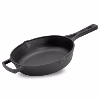 Сковорода Brizoll Monolith чавунна з литою ручкою 240х60 мм (M2460P)