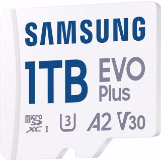 Карта пам'яті Samsung 1TB microSDXC Class UHS-I U3 V30 A2 EVO Plus + SD Adapter (MB-MC1T0SA/EU)