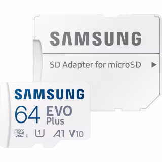 Карта памяти Samsung 64GB microSD class 10 UHS-I U3 V30 A1 EVO Plus (MB-MC64SA/EU)