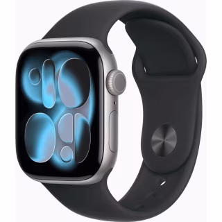 Смарт-годинник Apple Watch Series 11 GPS 42mm Space Grey Aluminium Case with Black Sport Band - S/M (MEQW4RK/A)