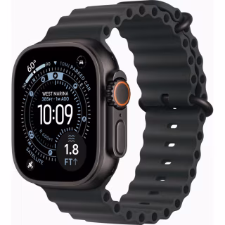 Смарт-годинник Apple Watch Ultra 3 GPS + Cellular 49mm Black Titanium Case with Black Ocean Band (MF0J4QP/A)