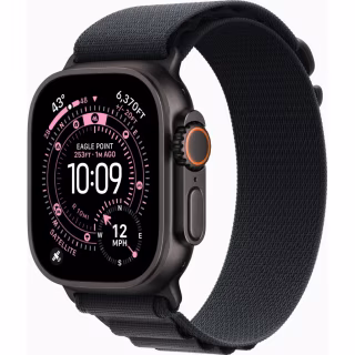 Смарт-годинник Apple Watch Ultra 3 GPS + Cellular 49mm Black Titanium Case with Black Alpine Loop - Large (MF0X4QP/A)