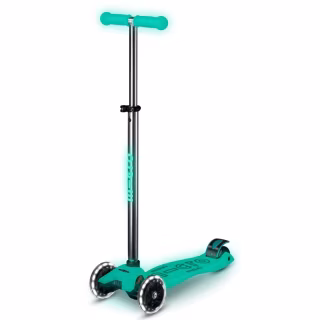 Самокат Micro Maxi Deluxe Glow LED Желейний зелений (MMD365)