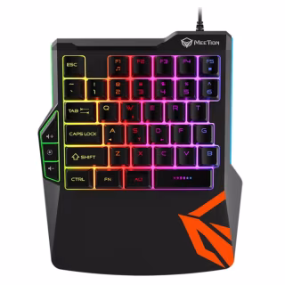 Клавиатура Meetion KB015 USB Black/Orange (MT-KB015-A)