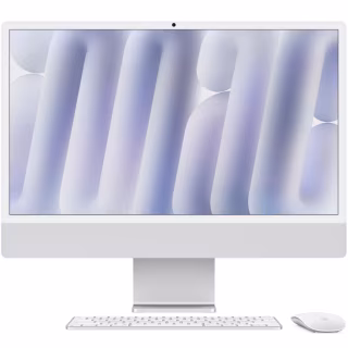 Комп'ютер Apple 24" iMac Retina 4.5K / Apple M4 (8-c/CPU, 8-c/GPU), 16, 256, Silver (MWUC3UA/A)