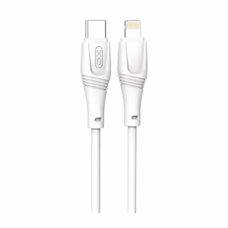 Дата кабель USB-C to Lightning 1.0m 27W High Elastic Zeus XO (NBQ239A_White)