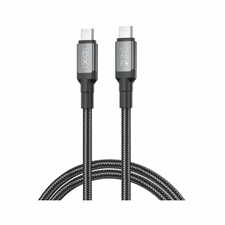 Дата кабель USB-C to USB-C 1.0m 240W black XO (NBQ264A_С_Black)