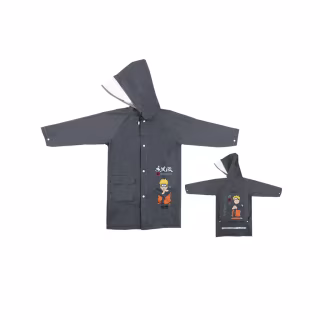 Дощовик дитячий Kite Naruto, M 130-145 см Сірий (NR24-2600M)