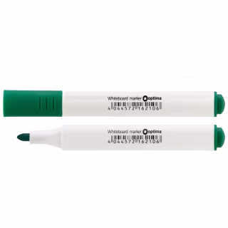 Маркер Optima для досок треугольный 2 мм, зеленый (O16210)