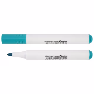 Маркер Optima ля досок треугольный 2 мм, бирюзовый (O16219)