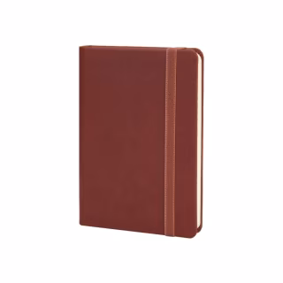 Книга записная Optima Vivella А6 128 листов линия коричневый (O20390-07)