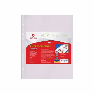 Файл Optima А4+ Premium 50 мкм глянцевых, 100 штук (O35103)