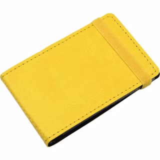 Визитница Optima на 20 визиток Vivella, желтая (O51615-05)