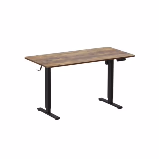 Компьютерный стол OfficePro ODE1470DW Dark Wood/Black (ODE1470DW)