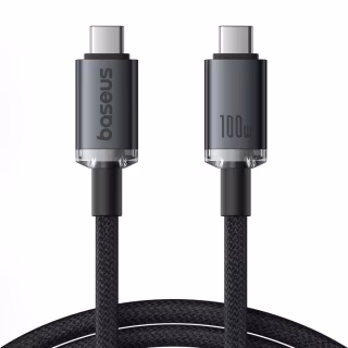Дата кабель USB-C to USB-C 1.5m 100W USB3.2 20Gb black Baseus (P10318204111-00)