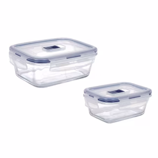 Пищевой контейнер Luminarc Pure Box Active набір 2 шт 380мл 820мл (P7644)