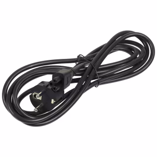 Кабель живлення C5 3.0m 0.75mm2 Merlion (PC-186 CEE7/7-IECC5CCA30)