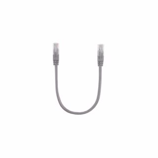 Патч-корд Ritar 0.3м, UTP, cat.5e, CU, grey (PCR-CU/0.3G / 01135)