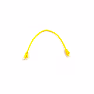 Патч-корд 0.3м, UTP, cat.5e, CU, мідь, жовтий Ritar (PCR-CU/0.3Yw / 04268)
