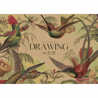 Папір для малювання Школярик MUSE, A4 25 аркушів 150г/м2 (PD-A4-069)