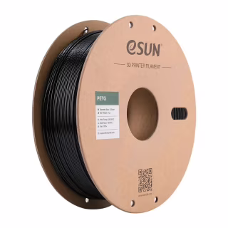 Пластик для 3D-принтера eSUN PETG P1.75мм, 1кг, solid black (PETG-P175SB1)
