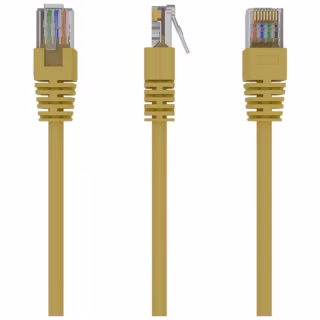 Патч-корд 3м UTP cat 5е CCA Cablexpert (PP12-3M/Y)