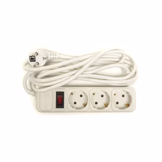 Мережевий фільтр живлення PowerPlant 3 м, 3 розетки, евростандарт (JY-1054/3) (PPSA10M30S3)