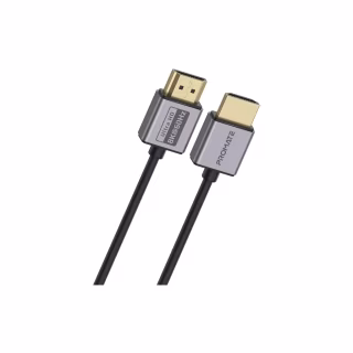 Кабель мультимедійний HDMI M to HDMI M 1.5m V2.1 grey Promate (primelink8k-150.grey)