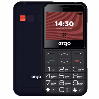 Мобільний телефон Ergo R231 Black