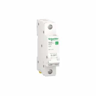 Автоматический выключатель Schneider Electric RESI9 6kA 1P 20A C (R9F12120)
