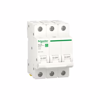 Автоматичний вимикач Schneider Electric RESI9 6kA 3P 32A C (R9F12332)