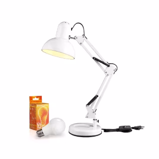 Настільна лампа Євросвітло Ridy-027 E27 біла