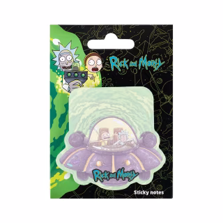 Бумага для заметок Kite с клейким слоем Rick and Morty 70х70 мм, 50 листов (RM23-298-1)
