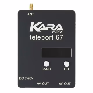 Відеоприймач (VRX) KaraFPV Teleport67 6.1G-7.2G (RX6704)