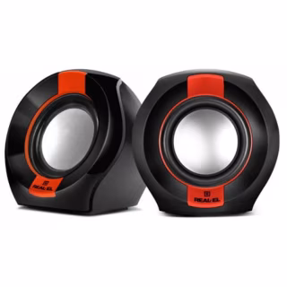 Акустична система REAL-EL S-50 black-red (EL121100008)