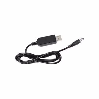 Кабель живлення USB to DC 5.5x2.1mm 12V 1.0m Value (S1016)