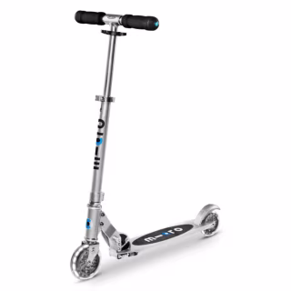 Самокат Micro Sprite Silver LED (SA0216)