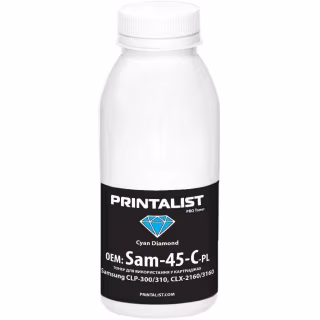 Тонер SamsungCLP-300/310,CLX-2160/3160 45г Cyan Printalist (Sam-45-C-PL)
