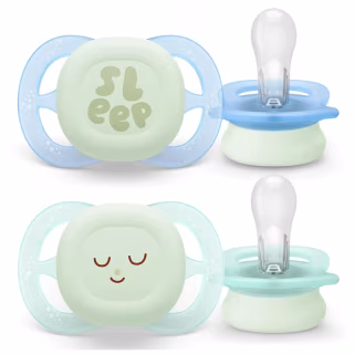 Пустушка Philips AVENT Ultra Start 0+ місяців 2 шт, бірюз (SCF075/18)